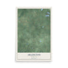 Map of Arlington, Michigan, 12 x 18 inch unframed archival matte print
