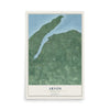 Map of Arvon, Michigan, 12 x 18 inch unframed archival matte print