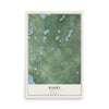 Map of Barry, Michigan, 12 x 18 inch unframed archival matte print