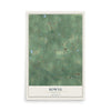 Map of Bowne, Michigan, 12 x 18 inch unframed archival matte print