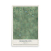 Map of Bridgewater, Michigan, 12 x 18 inch unframed archival matte print