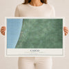 Map of Casco, Allegan County, Michigan, 12 x 18 inch unframed archival matte print