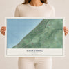 Map of Chikaming, Michigan, 12 x 18 inch unframed archival matte print