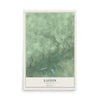 Map of Easton, Michigan, 12 x 18 inch unframed archival matte print