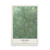 Map of Edwards, Michigan, 12 x 18 inch unframed archival matte print