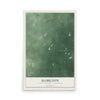 Map of Hamilton, Gratiot County, Michigan, 12 x 18 inch unframed archival matte print