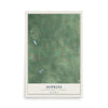 Map of Hopkins, Allegan County, Michigan, 12 x 18 inch unframed archival matte print