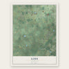 Lodi, Michigan map print, the full design