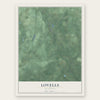 Lovells, Michigan map print, the full design