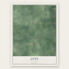 Lynn, Michigan map print, the full design