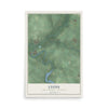 Map of Lyons, Ionia County, Michigan, 12 x 18 inch unframed archival matte print