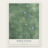 Maple Valley, Montcalm County, Michigan map print, the full design