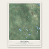 Marion, Livingston County, Michigan map print, the full design
