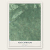 Matchwood, Michigan map print, the full design