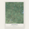 Mayfield, Lapeer County, Michigan map print, the full design