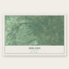 Mikado, Michigan map print, the full design