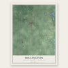 Millington, Tuscola County, Michigan map print, the full design