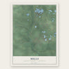 Mills, Ogemaw County, Michigan map print, the full design