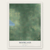 Moorland, Michigan map print, the full design