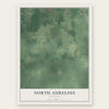North Aurelius, Michigan map print, the full design