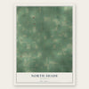 North Shade, Michigan map print, the full design