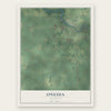 Oneida, Michigan map print, the full design
