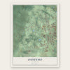 Oshtemo, Michigan map print, the full design
