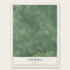 Palmyra, Michigan map print, the full design