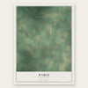Paris, Michigan map print, the full design