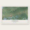 Parkdale, Michigan map print, the full design
