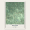 Pioneer, Michigan map print, the full design