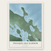 Presque Isle Harbor, Michigan map print, the full design