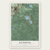 Richmond, Marquette County, Michigan map print, the full design