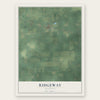Ridgeway, Michigan map print, the full design
