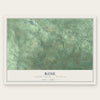Rose, Ogemaw County, Michigan map print, the full design