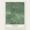 Roxand, Michigan map print, the full design