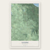 Sands, Michigan map print, the full design