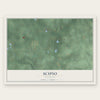 Scipio, Michigan map print, the full design