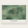 Shaftsburg, Michigan map print, the full design
