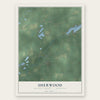 Sherwood, Branch County, Michigan map print, the full design