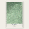 Skandia, Michigan map print, the full design