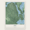 Soo, Michigan map print, the full design