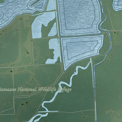 Close-up of the map of Spaulding, Michigan print showing street and building detail