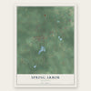 Spring Arbor, Michigan map print, the full design