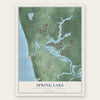 Spring Lake, Ottawa County, Michigan map print, the full design