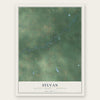Sylvan, Osceola County, Michigan map print, the full design