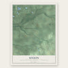 Union, Grand Traverse County, Michigan map print, the full design
