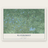 Watersmeet, Michigan map print, the full design