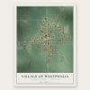 Westphalia, Michigan map print, the full design