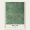 Wheeler, Michigan map print, the full design